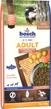 Сухой корм для собак Bosch Petfood Adult Salmon&Potato от компании Бесплатная доставка по Беларуси - фото 1