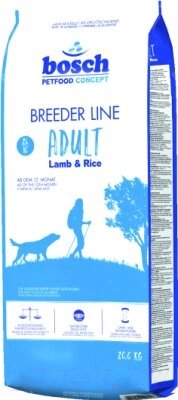 Сухой корм для собак Bosch Petfood Breeder Adult Lamb&Rice от компании Бесплатная доставка по Беларуси - фото 1