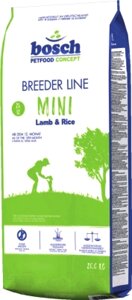 Сухой корм для собак Bosch Petfood Breeder Mini Lamb&Rice