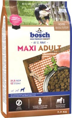 Сухой корм для собак Bosch Petfood Maxi Adult от компании Бесплатная доставка по Беларуси - фото 1