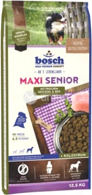Сухой корм для собак Bosch Petfood Maxi Senior птица с рисом / 52210125 от компании Бесплатная доставка по Беларуси - фото 1