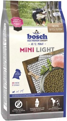 Сухой корм для собак Bosch Petfood Mini Light / 5213025 от компании Бесплатная доставка по Беларуси - фото 1