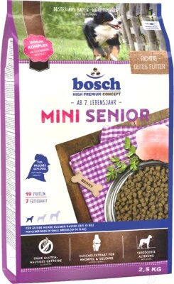 Сухой корм для собак Bosch Petfood Mini Senior / 5215025 от компании Бесплатная доставка по Беларуси - фото 1
