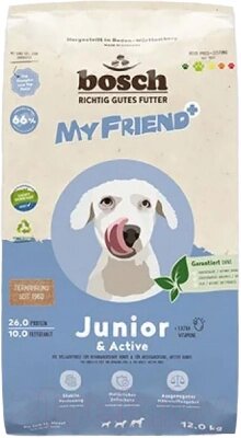 Сухой корм для собак Bosch Petfood My Friend+ Junior & Active от компании Бесплатная доставка по Беларуси - фото 1