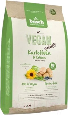 Сухой корм для собак Bosch Petfood Vegan Adult Potato & Peas / 8164008 от компании Бесплатная доставка по Беларуси - фото 1