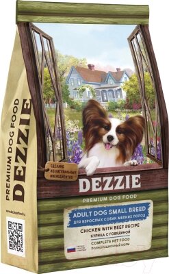 Сухой корм для собак Dezzie Adult Dog Small Breed курица с говядиной / 5659013 от компании Бесплатная доставка по Беларуси - фото 1