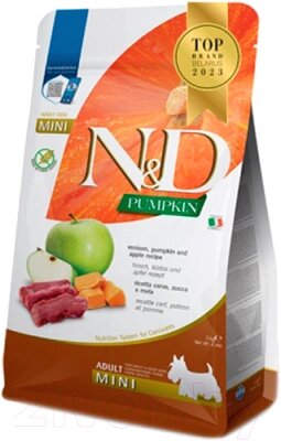 Сухой корм для собак Farmina N&D Grain Free Pumpkin Venison Apple Adult Mini от компании Бесплатная доставка по Беларуси - фото 1