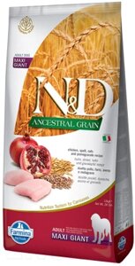 Сухой корм для собак Farmina N&D Low Grain Chicken & Pomegranate Adult Giant Maxi