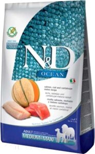 Сухой корм для собак Farmina N&D Ocean Salmon & Codfish & Canta Adult Medium