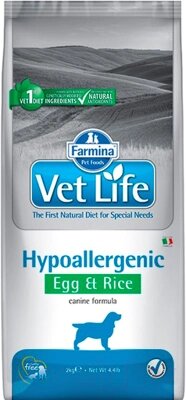 Сухой корм для собак Farmina Vet Life Hypoallergenic Egg & Rice от компании Бесплатная доставка по Беларуси - фото 1