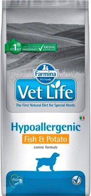 Сухой корм для собак Farmina Vet Life Hypoallergenic Fish & Potato от компании Бесплатная доставка по Беларуси - фото 1