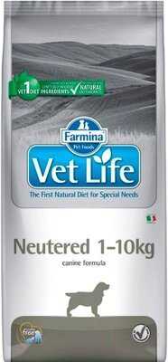 Сухой корм для собак Farmina Vet Life Neutered 1-10 от компании Бесплатная доставка по Беларуси - фото 1