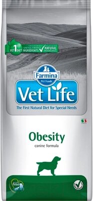 Сухой корм для собак Farmina Vet Life Obesity от компании Бесплатная доставка по Беларуси - фото 1