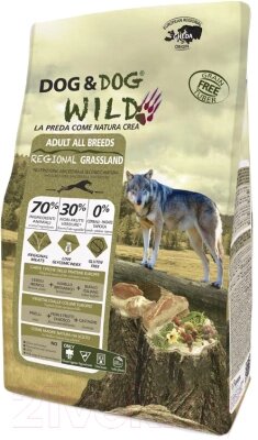 Сухой корм для собак Gheda Petfood Dog&Dog Wild Regional Grassland со свининой, ягненком и буйволом от компании Бесплатная доставка по Беларуси - фото 1