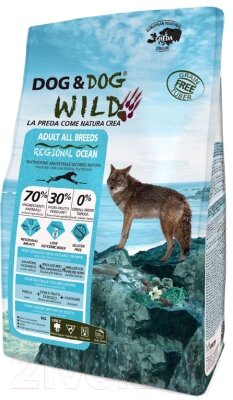 Сухой корм для собак Gheda Petfood Dog&Dog Wild Regional Ocean с океанической рыбой и лососем от компании Бесплатная доставка по Беларуси - фото 1