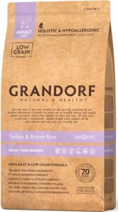 Сухой корм для собак Grandorf Mini Turkey&Rice