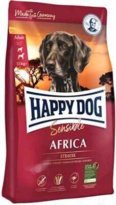 Сухой корм для собак Happy Dog Africa / 03547 от компании Бесплатная доставка по Беларуси - фото 1