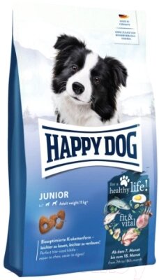 Сухой корм для собак Happy Dog Junior Fit & Vital для щенков c 7 мес. / 60996 от компании Бесплатная доставка по Беларуси - фото 1