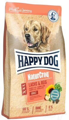 Сухой корм для собак Happy Dog NaturCroq Lachs & Reis / 61024 от компании Бесплатная доставка по Беларуси - фото 1