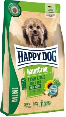 Сухой корм для собак Happy Dog NaturCroq Mini Lamm&Reis / 61215 от компании Бесплатная доставка по Беларуси - фото 1