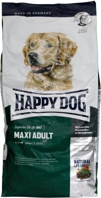 Сухой корм для собак Happy Dog Supreme Fit & Well Maxi Adult / 60761 от компании Бесплатная доставка по Беларуси - фото 1