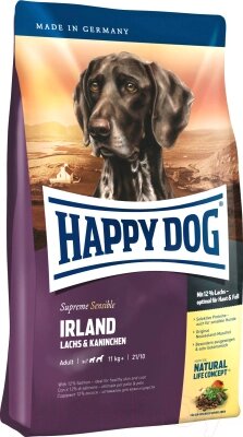 Сухой корм для собак Happy Dog Supreme Sensible Irland Lachs & Kaninchen от компании Бесплатная доставка по Беларуси - фото 1