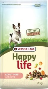 Сухой корм для собак Happy Life Для взрослых собак мелких пород с ягненком / 431041