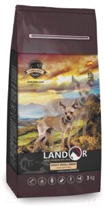 Сухой корм для собак Landor Для взрослых собак мелких пород ягненок с рисом / 7843329
