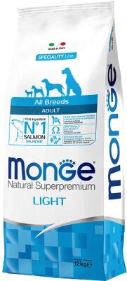 Сухой корм для собак Monge Dog Speciality Light Adult Salmon&Rice от компании Бесплатная доставка по Беларуси - фото 1