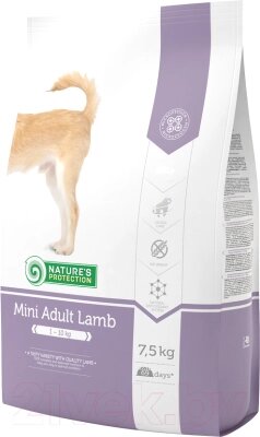 Сухой корм для собак Nature's Protection Adult Mini Lamb / NPS24424 от компании Бесплатная доставка по Беларуси - фото 1