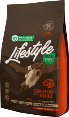 Сухой корм для собак Nature's Protection Lifestyle Grain Free Adult Salmon with Krill / NPLS45680 от компании Бесплатная доставка по Беларуси - фото 1