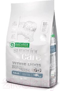 Сухой корм для собак Nature's Protection Superior Care White Dogs Grain Free White Fish / NPSC45667