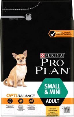 Сухой корм для собак Pro Plan Adult Small & Mini Opti Health с курицей от компании Бесплатная доставка по Беларуси - фото 1