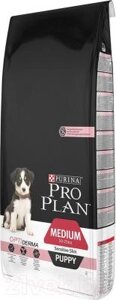 Сухой корм для собак Pro Plan Puppy Medium Sensitive Skin с лососем