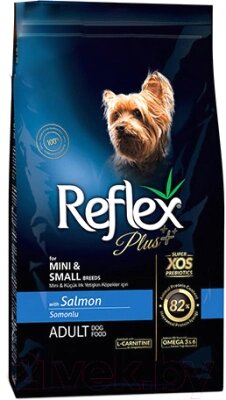Сухой корм для собак Reflex Plus для мини и мелких пород с лососем от компании Бесплатная доставка по Беларуси - фото 1