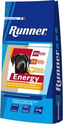 Сухой корм для собак Runner Adult Energy для активных и взрослых собак всех пород от компании Бесплатная доставка по Беларуси - фото 1