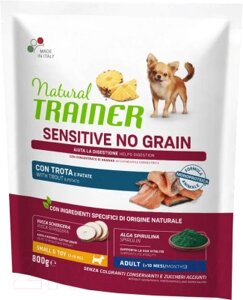 Сухой корм для собак Trainer Natural Sensitive Small&Toy No Grain с форелью