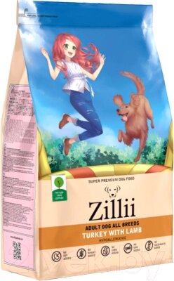 Сухой корм для собак Zillii Adult Dog индейка с ягненком / 5658041 от компании Бесплатная доставка по Беларуси - фото 1