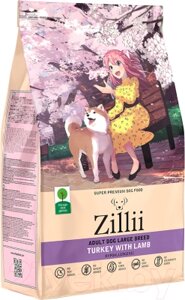 Сухой корм для собак Zillii Adult Dog Large Breed индейка с ягненком / 5658031