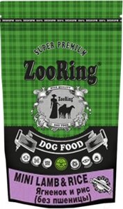 Сухой корм для собак ZooRing Mini Lamb&Rice 228132