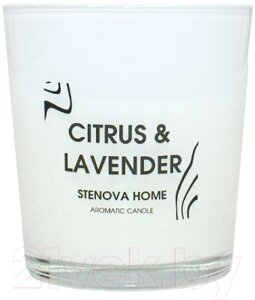 Свеча Stenova Home Citrus&Lavender ароматическая / 812105