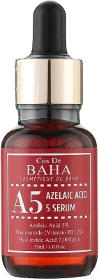 Сыворотка для лица Cos de Baha Azlaic Acid 5% Serum Противовоспалительная от компании Бесплатная доставка по Беларуси - фото 1