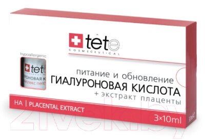 Сыворотка для лица TETe Cosmeceutical Гиалуроновая кислота+Экстракт Плаценты от компании Бесплатная доставка по Беларуси - фото 1