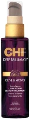 Сыворотка для волос CHI Deep Brilliance Olive & Monoi Shine Serum от компании Бесплатная доставка по Беларуси - фото 1