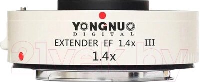 Телеконвертер Yongnuo Extender EF 1.4x III от компании Бесплатная доставка по Беларуси - фото 1