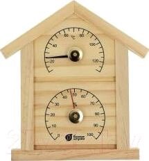 Термогигрометр для бани Банные Штучки Домик (18004) от компании Бесплатная доставка по Беларуси - фото 1