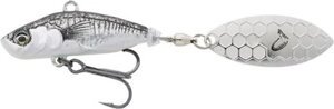 Тейл-спиннер Savage Gear 3D Sticklebait Tailspin Sinking Black Silver / 76807