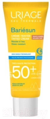 Тональный крем Uriage Bariesun Creme Teintee SPF50+ Teinte Claire тон светлый от компании Бесплатная доставка по Беларуси - фото 1