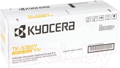 Тонер-картридж Kyocera Mita TK-5380Y / 1T02Z0ANL0 от компании Бесплатная доставка по Беларуси - фото 1