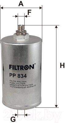 Топливный фильтр Filtron PP834 от компании Бесплатная доставка по Беларуси - фото 1